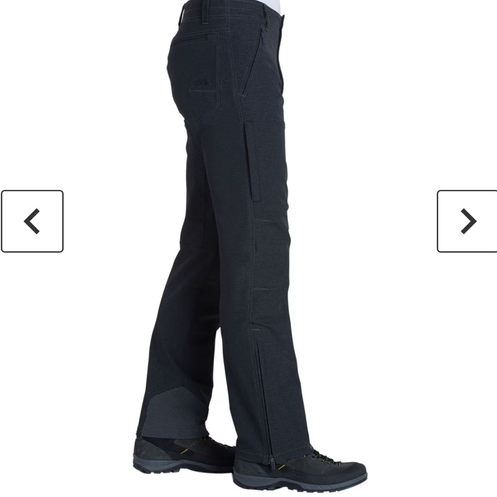 Kuhl Klash soft shell pants 34x32 charcoal gray